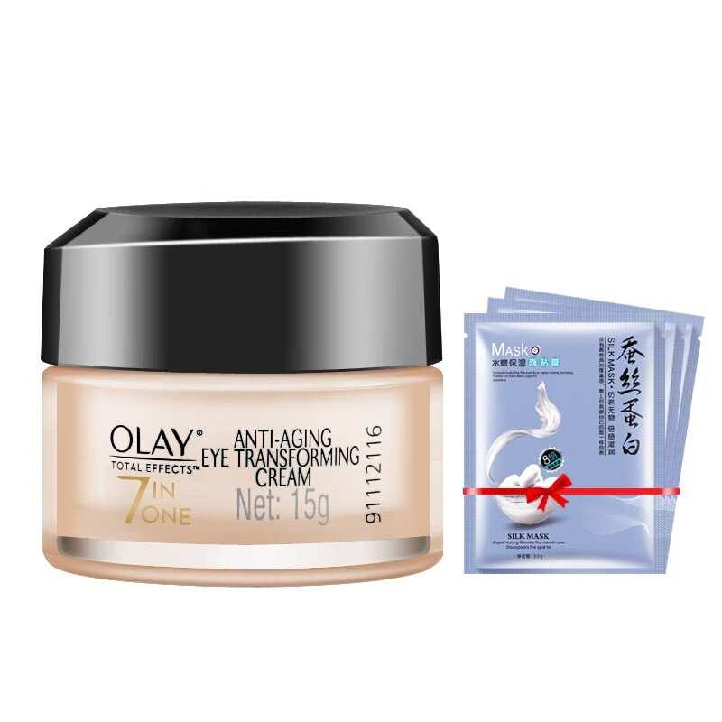OLAY玉兰油多效修护眼霜女淡化眼袋细纹紧致提拉补水保湿眼部霜 15g