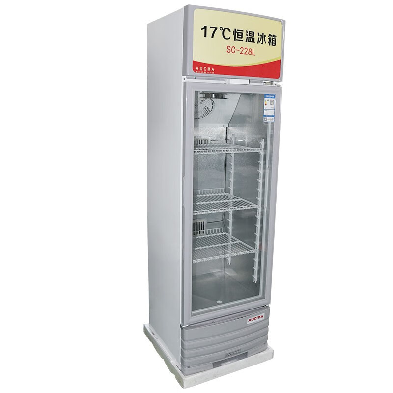 博瑞BOR 228L恒温冰箱猪精保存箱17度恒温箱种猪站用大容量猪精储存恒温冰箱