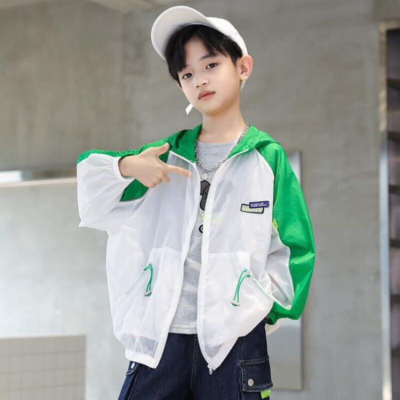 黑造品牌儿童防晒衣夏季天男童外套新款中大童上衣服小孩子皮肤衣帅气
