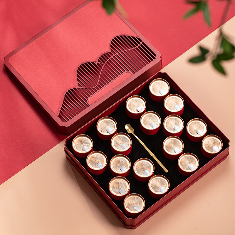 茶叶礼盒装空盒子红茶岩茶小罐茶包装盒空礼盒茶包装茶盒定制 大好河