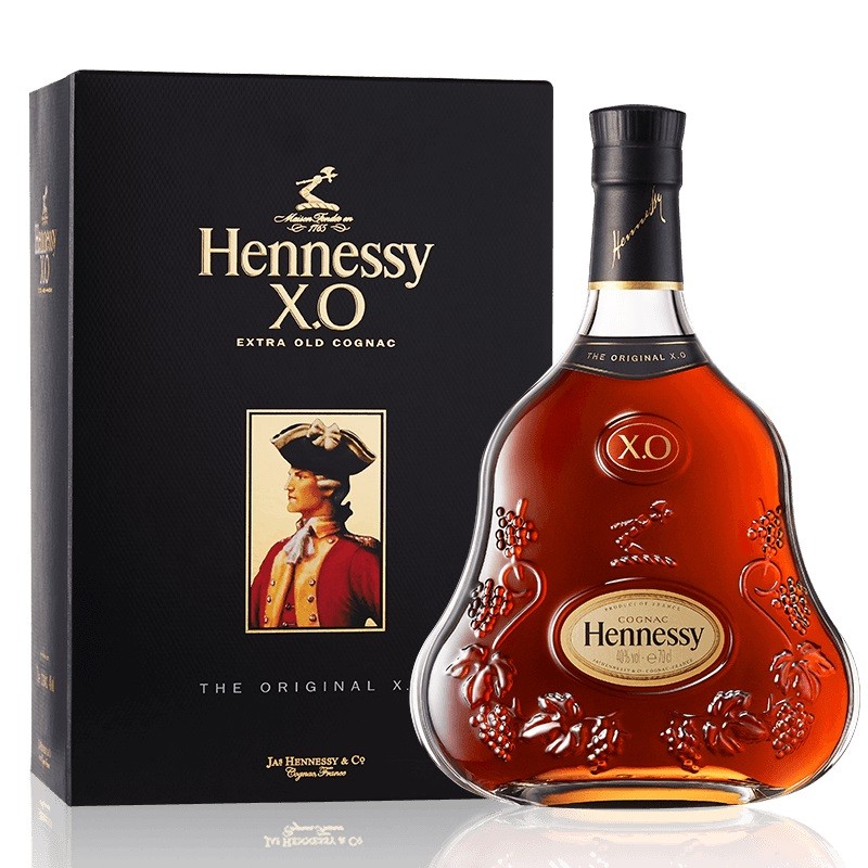 轩尼诗(hennessy)xo 干邑白兰地 洋酒 百乐廷 法国原装进口 送礼袋 xo