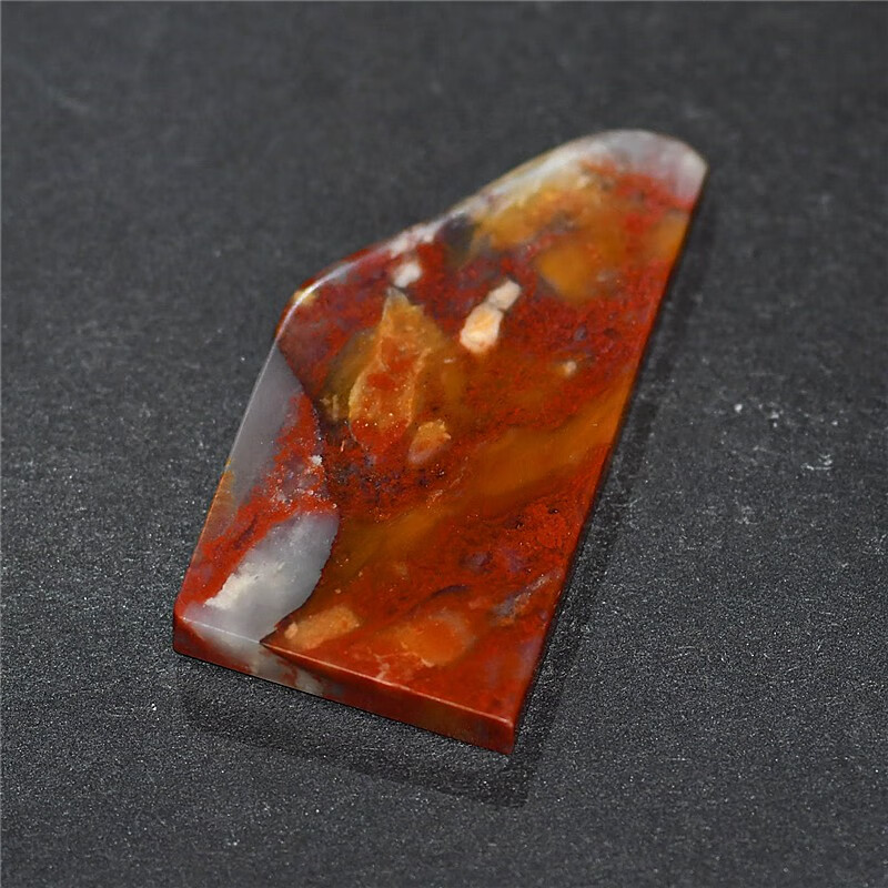 游此斋寿山石印章五彩杜陵石扁方包刻字待刻姓名