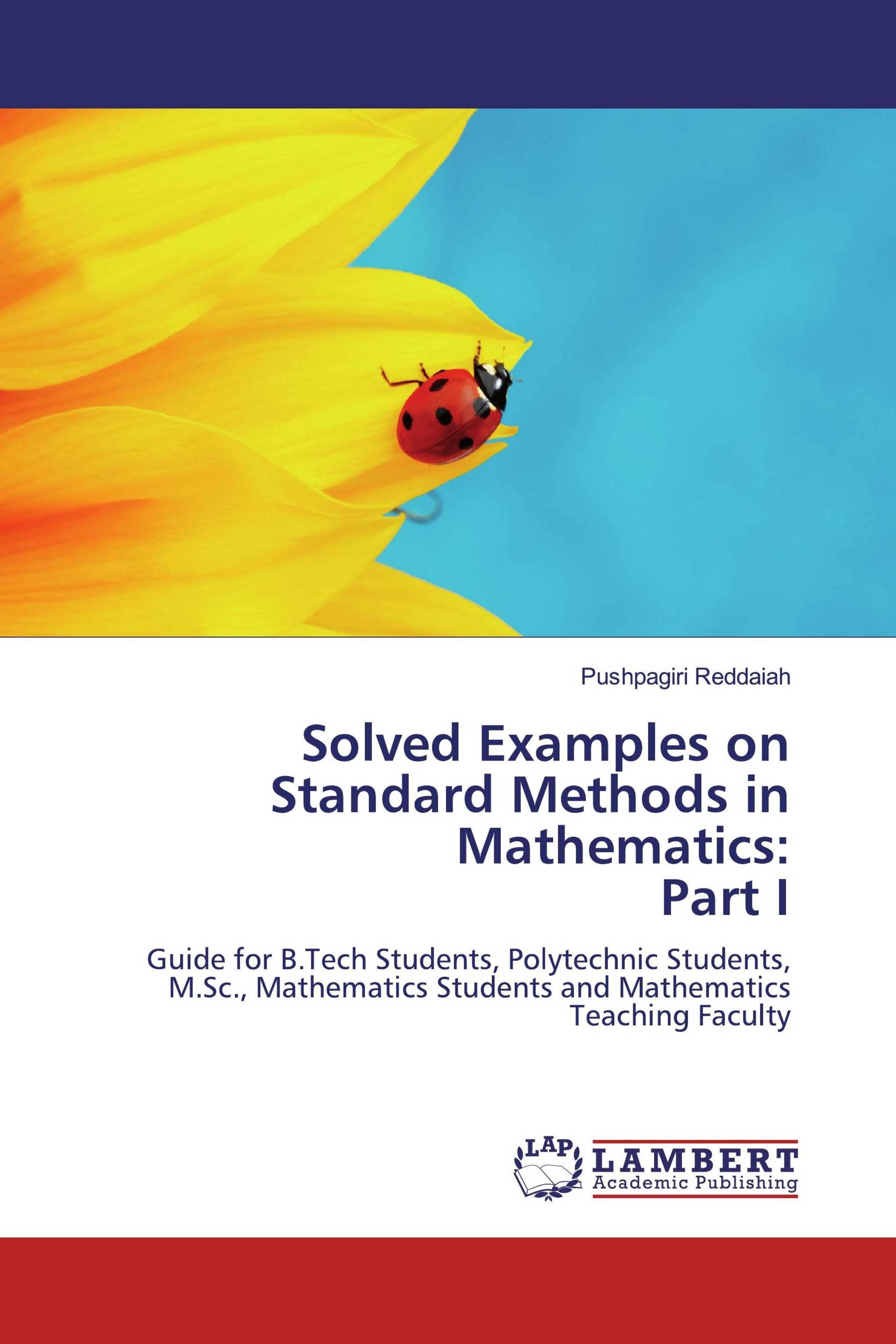 预订Solved Examples on Standard Methods in Mathemati