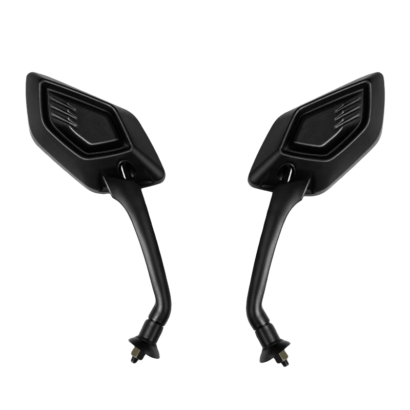 酷改（Coolchange）電動(dòng)車(chē)后視鏡反光鏡通用電瓶三輪摩托車(chē)倒后鏡倒車(chē)鏡小圓鏡子改裝 加強款-飛翼菱形款凸面鏡8mm