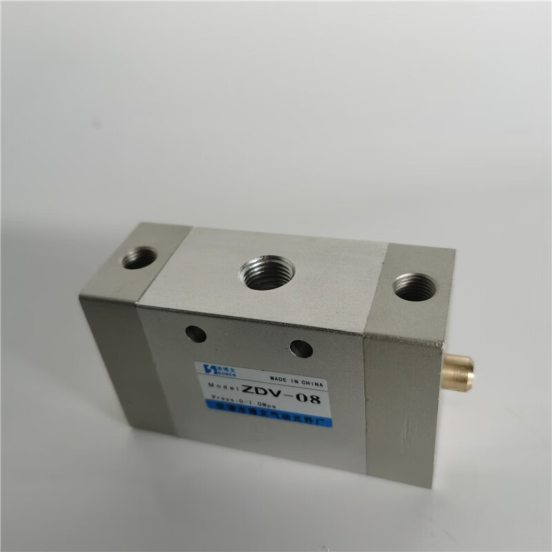 气动自动换向阀dzf-02气阀气缸自动往复阀调速控制换向阀二位五通 光