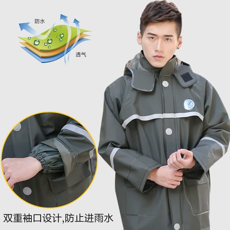 swallow)小燕子雨衣雨裤套装男款加厚外卖骑手分体防暴雨全身雨服防水