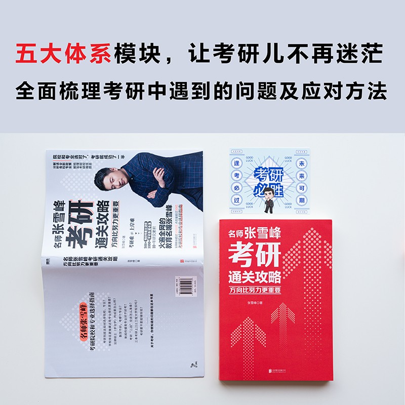 方向比努力更重要：名师张雪峰考研通关攻略  张雪峰手把手教你考研报考攻略详情图