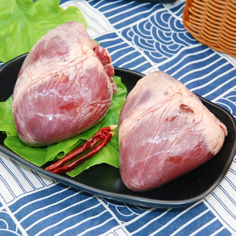 皇金蜜新鲜猪心 农家散养土猪 猪心 半斤一个 现杀速冻散养土猪心