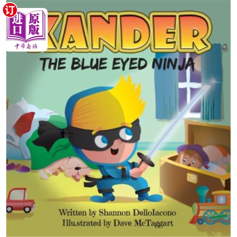 海外直订xander the blue eyed ninja 蓝眼忍者桑德