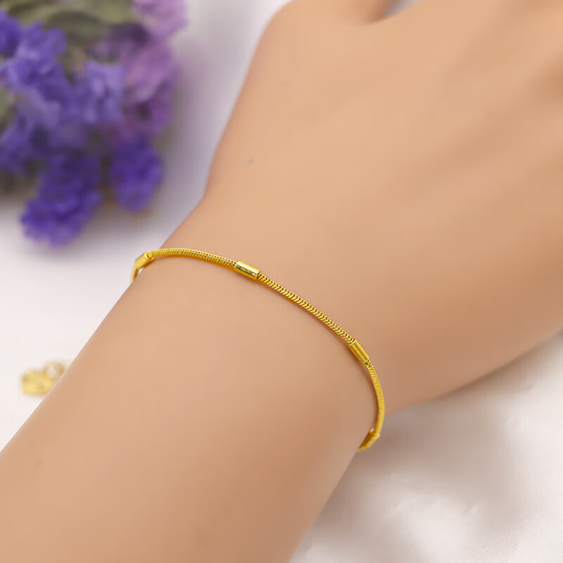 奢风尚南非锡金女越南沙金士金色金色仿金子款首 节节高手链