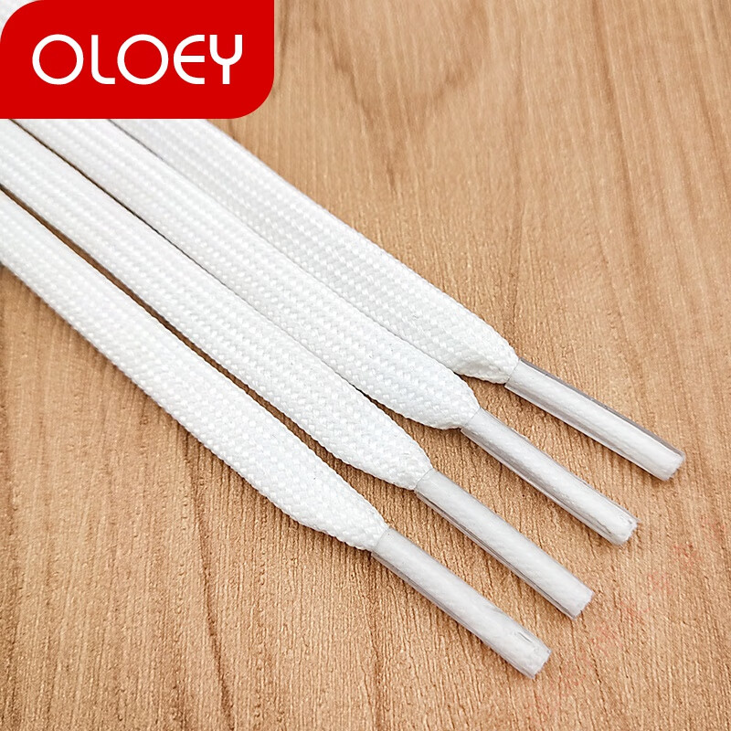 适配耐··克鞋带6mm男女原装品质air vapormax运动鞋带扁平黑白灰色