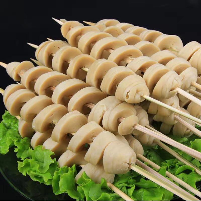 烤面筋60串油炸小面筋速冻手工面筋头烧烤凉拌半成品30g商用批发 20个