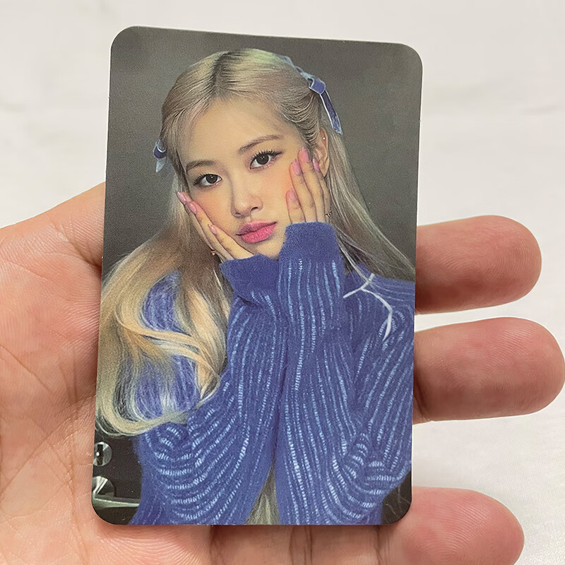 rose朴彩英 solo专辑k4特典卡高清小卡 公主肉 捧脸肉 怼脸肉 捧脸肉