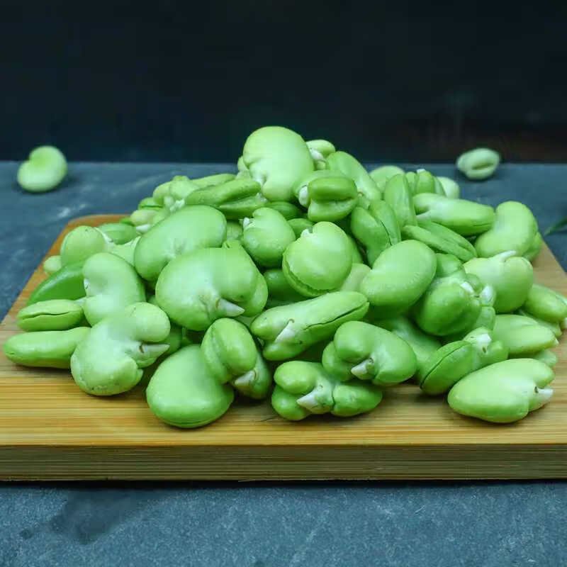 德骊嘉2023年农家新鲜蚕豆绿心豆米蔬菜嫩罗汉豆去皮青胡仁兰花豆 2斤