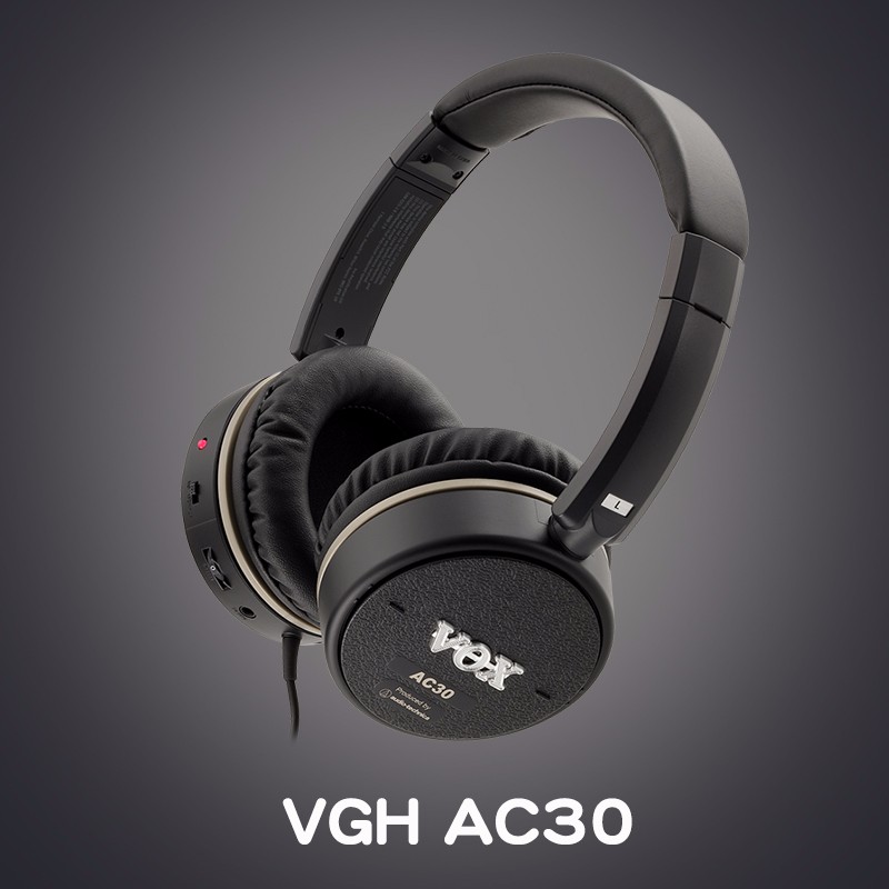 VOX AMPHONE LEAD VGH音箱模拟效果器练琴用吉他指弹静音监听耳机 VGH AC30 黑色