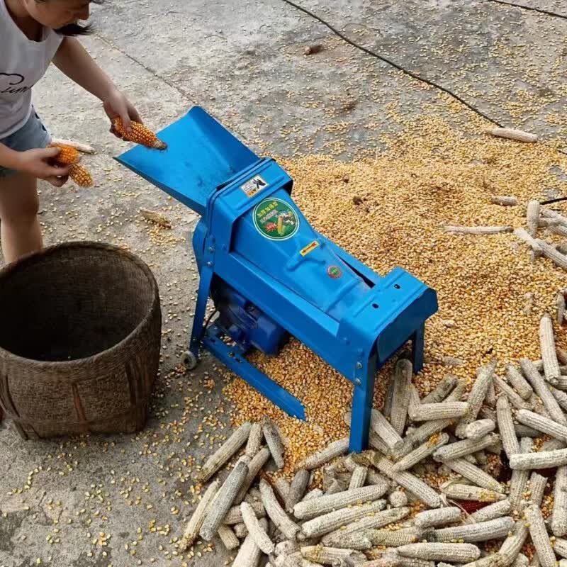 电动玉米脱粒机家用220v加厚自动打玉米苞谷玉米棒剥粒玉米神器