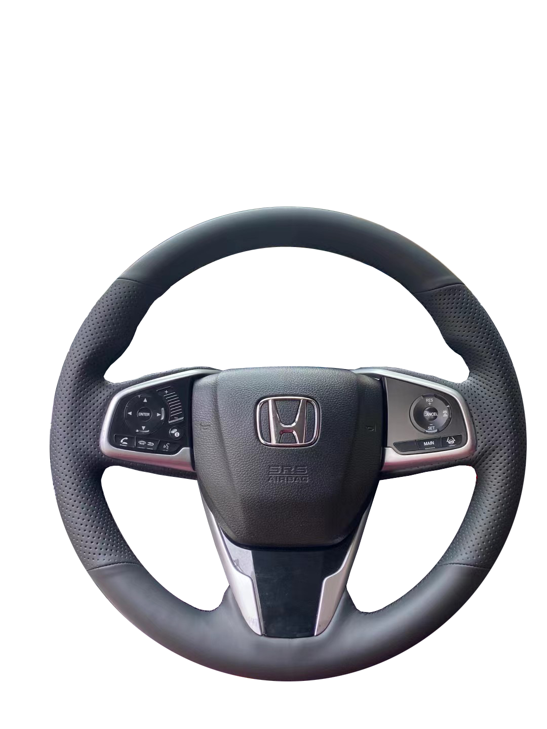 keoghs适用于23款思域方向盘套十代手缝方向盘把套皓影xcrv凌派方向盘