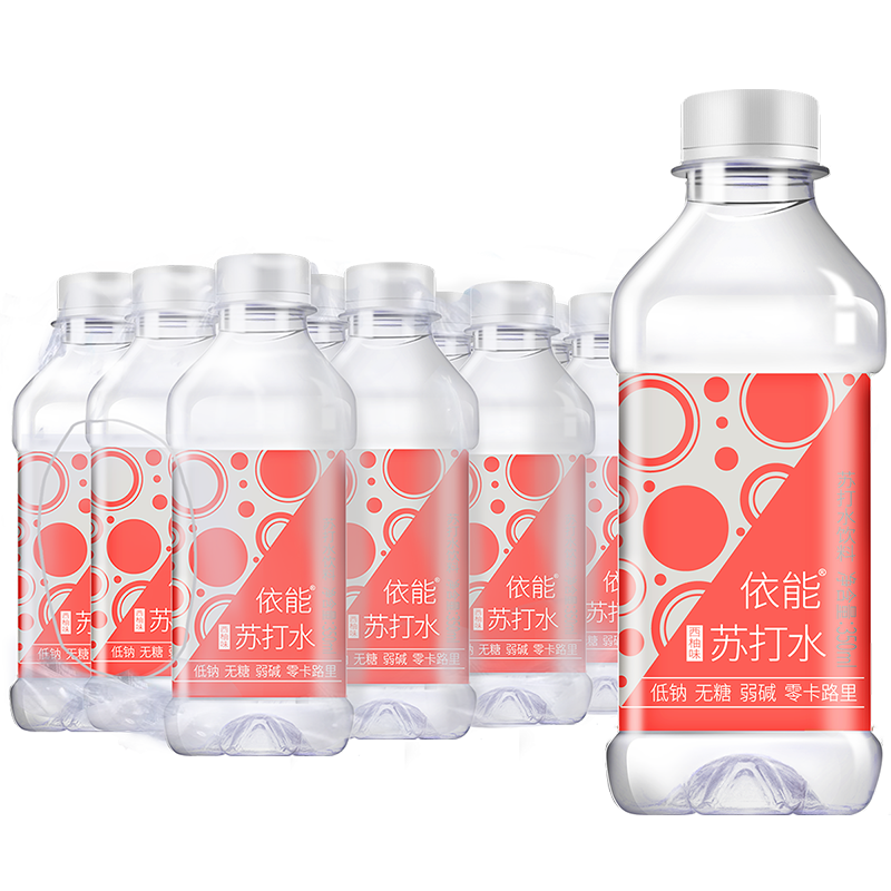 口感清新，健康好选择！依能品牌西柚味苏打水价格走势大揭秘！|查找饮料历史价格