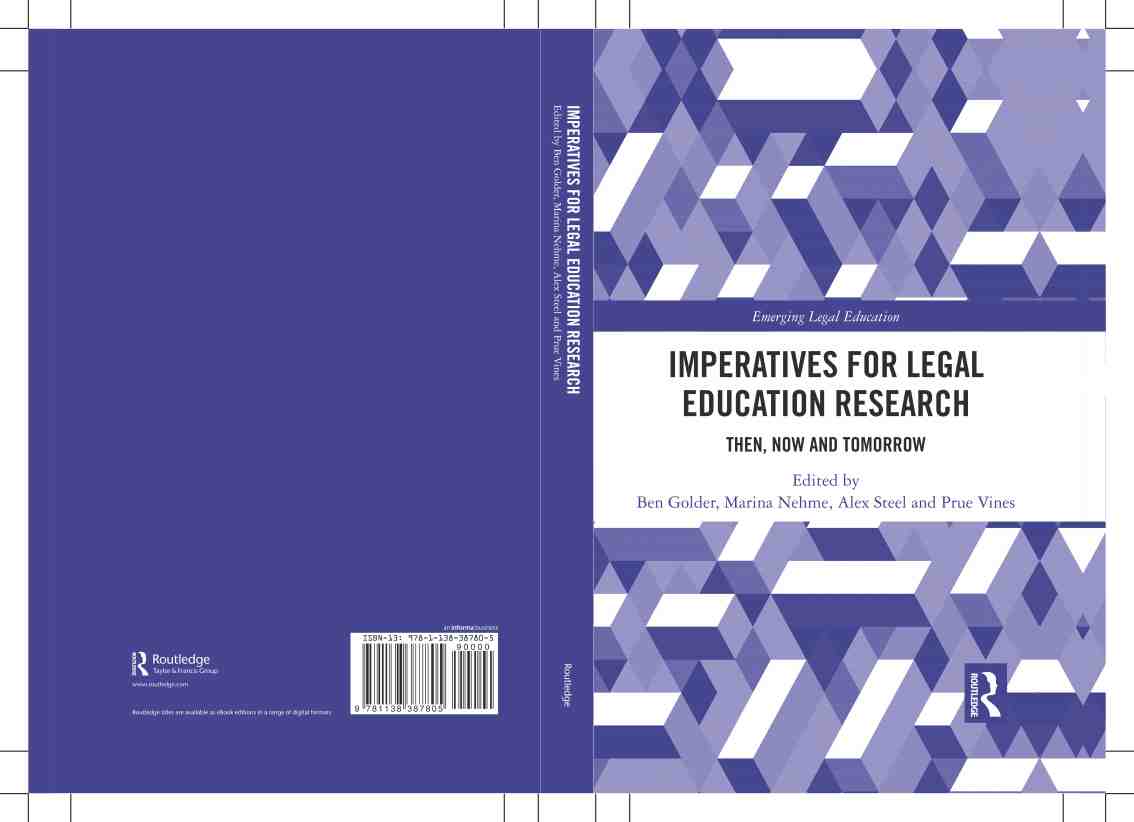 预售 按需印刷 imperatives for legal education research