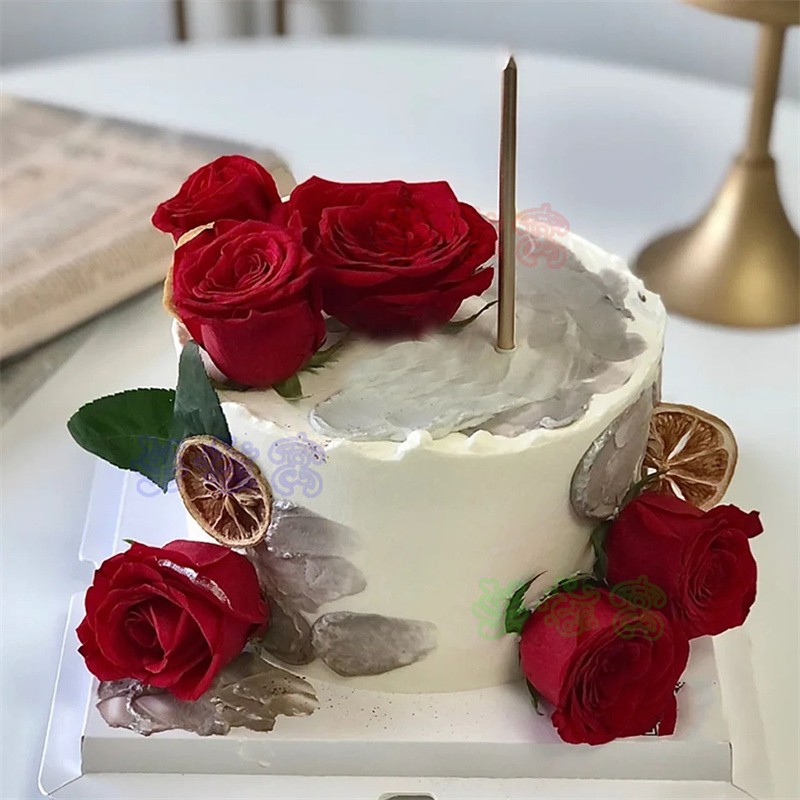 芙滋窝新款鲜花生日蛋糕妈妈高颜值玫瑰花女神生款情侣老婆全国同城