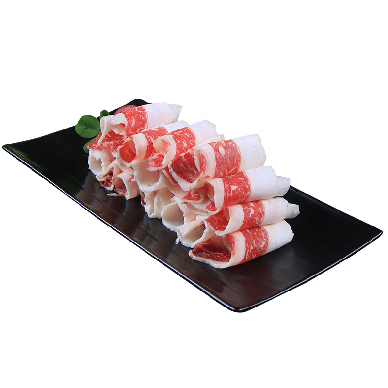 老闫家 斗牛哥原切澳洲和牛m7-8后胸牛肉卷寿喜烧火锅食材雪花肥牛