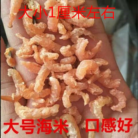 Derenruyu大海米500克大虾仁虾干干货干虾即食金钩虾米50g-500g 50克大海米