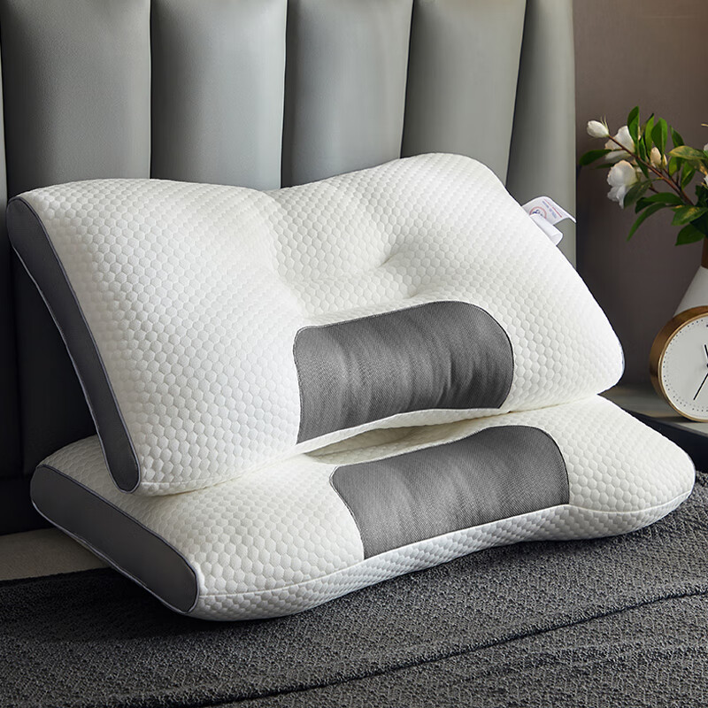 防螨抗菌枕头芯一对装学生宿舍专用单人枕家用整头男 spa助眠大豆枕