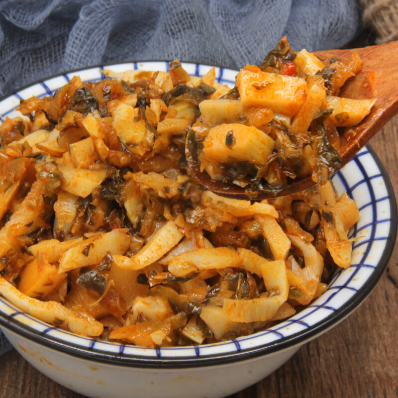 虎钢馋酱菜梅菜笋丁笋丝整箱10斤小咸菜下饭菜农家自制雪菜酸菜竹笋10