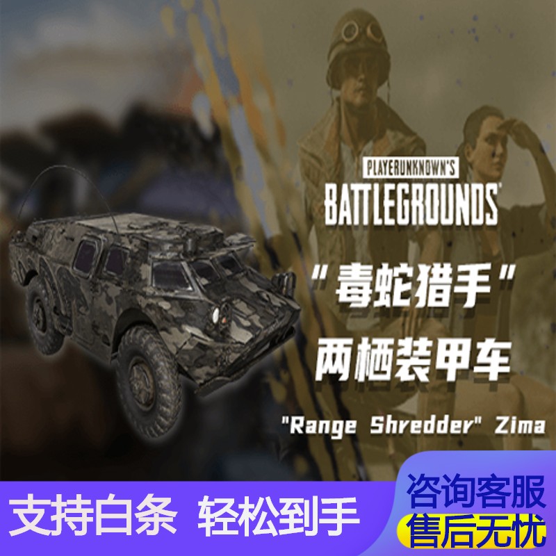 绝地求生steam吃鸡毒舌猎手两栖装甲车皮肤cdk坦克蟑螂车载具pubg支持
