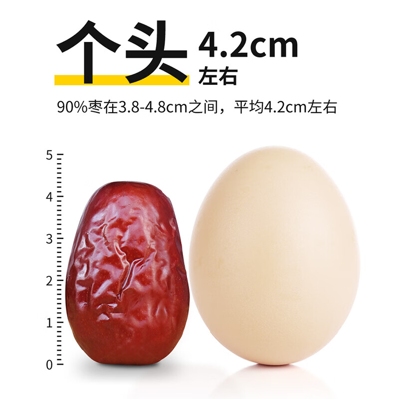 皇金蜜新疆特产和田大枣特级大红骏枣非无核孕妇零食干果玉枣未加工直发 和田大枣特级2斤【已洗4-5cm】