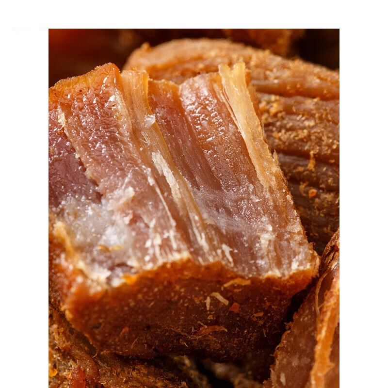 虎钢馋真空穆阳烤肉猪肉干粒零食200g千禧风干猪肉粒 原味(微辣)g