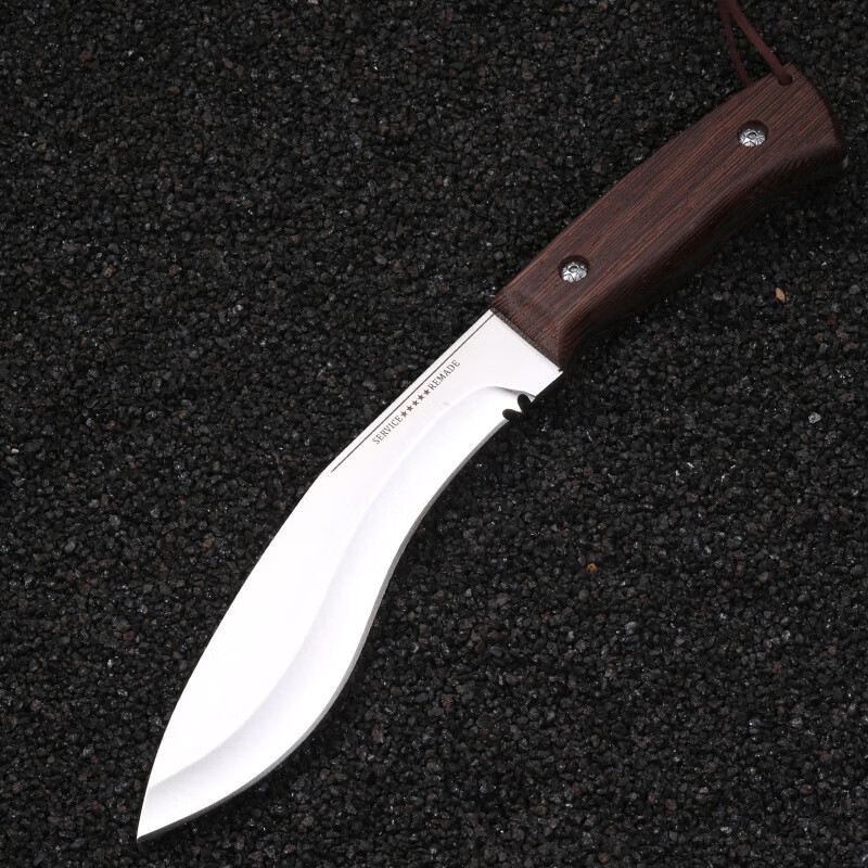 贝木惠(beimuhui)尼泊尔大弯刀野营求生户外锋利多功能小刀家用手把肉