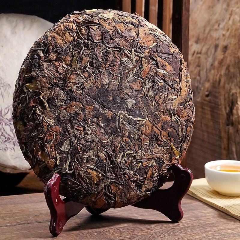 禾囍福鼎福建贡眉白茶年老白茶饼年老贡眉茶饼世纪峰 如图年