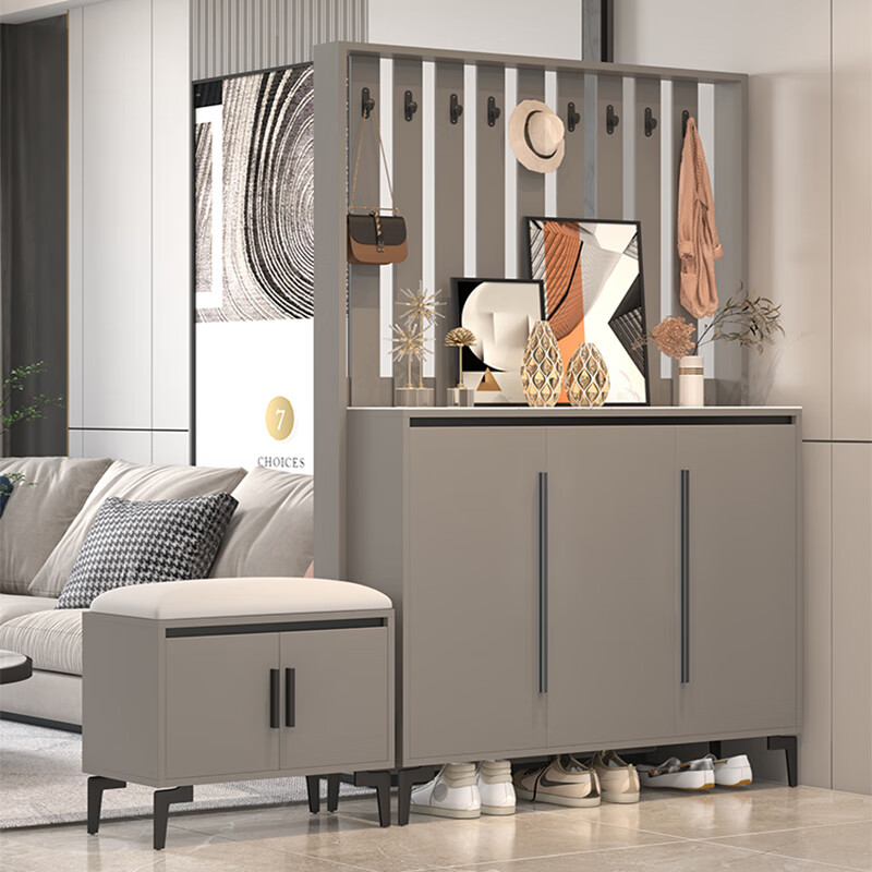 艺墅家(yisu home)意式屏风柜现代简约正对入户门的隔断玄关柜客厅