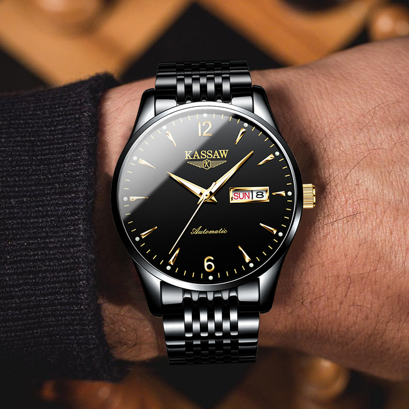 kassaw卡梭名爵系列 手表男全自动机械表男士瑞士认证高档商务名表