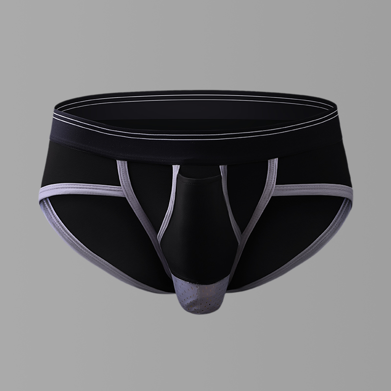 宝利高登男士内裤阴囊托枪蛋分离提睾袋潮湿独立分仓透气舒适裤衩三角