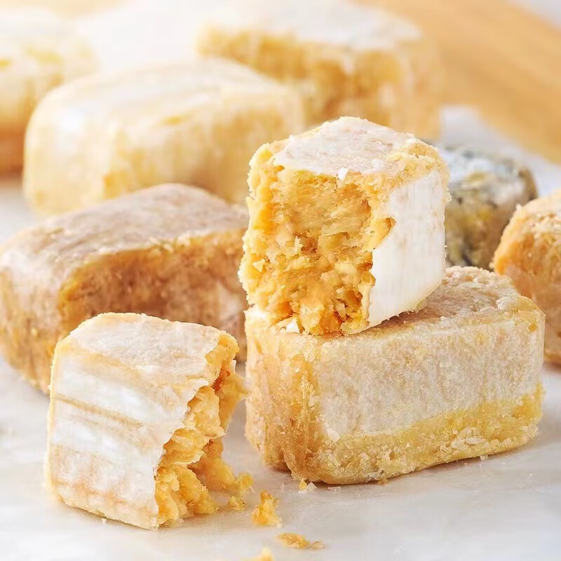 徐福记酥心糖混合口味黑芝麻落花生果仁杏仁椰蓉结婚喜糖散装糖果批发2 混合酥心糖500g(约36颗)