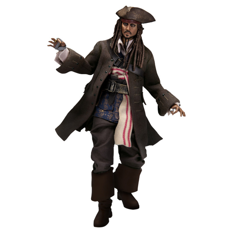 野兽王国加勒比海盗 jack杰克船长 戴维琼斯船长 成品可动兵人手礼物