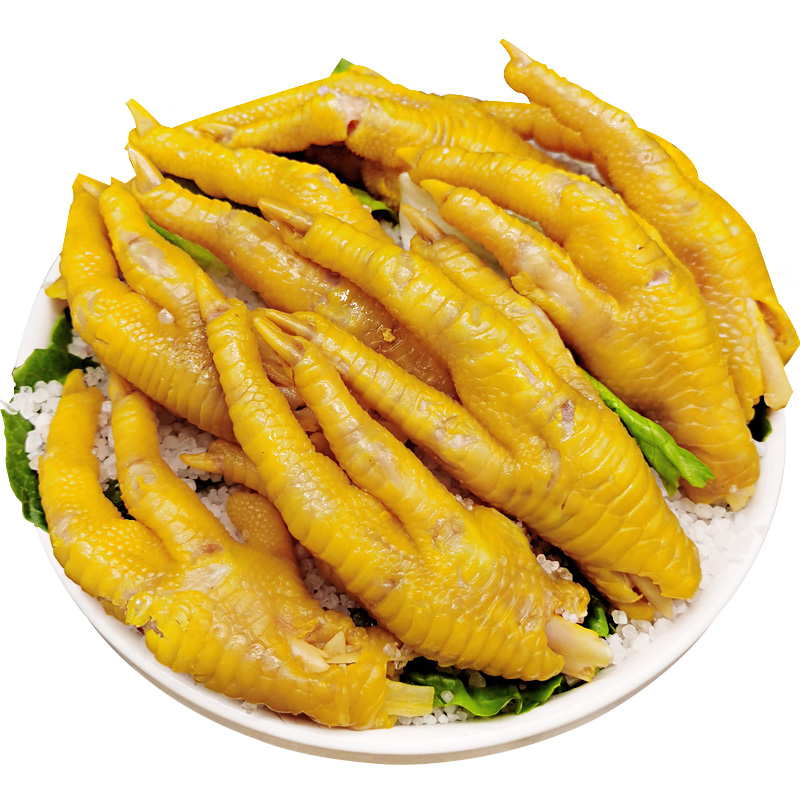 虎钢馋独立小包装正宗梅州盐焗凤爪五香鸡爪客家特产零食小吃盐局熟食