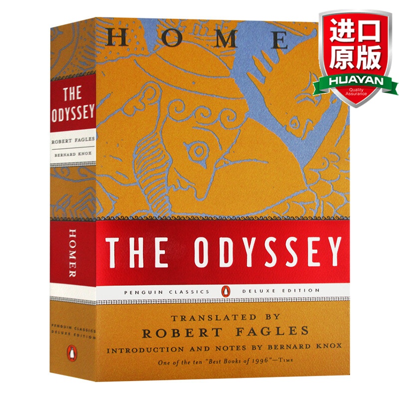 英文原版 奥德赛 Homer The Odyssey 荷马史诗 希腊神话 企鹅经典豪华毛边版