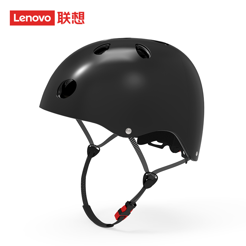 联想 Lenovo 骑行头盔 黑色