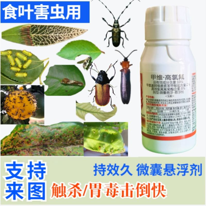 桂花柠檬柚子桔子树粉蝶柑橘石榴用的打虫药果树杀食钻心虫农药 20g