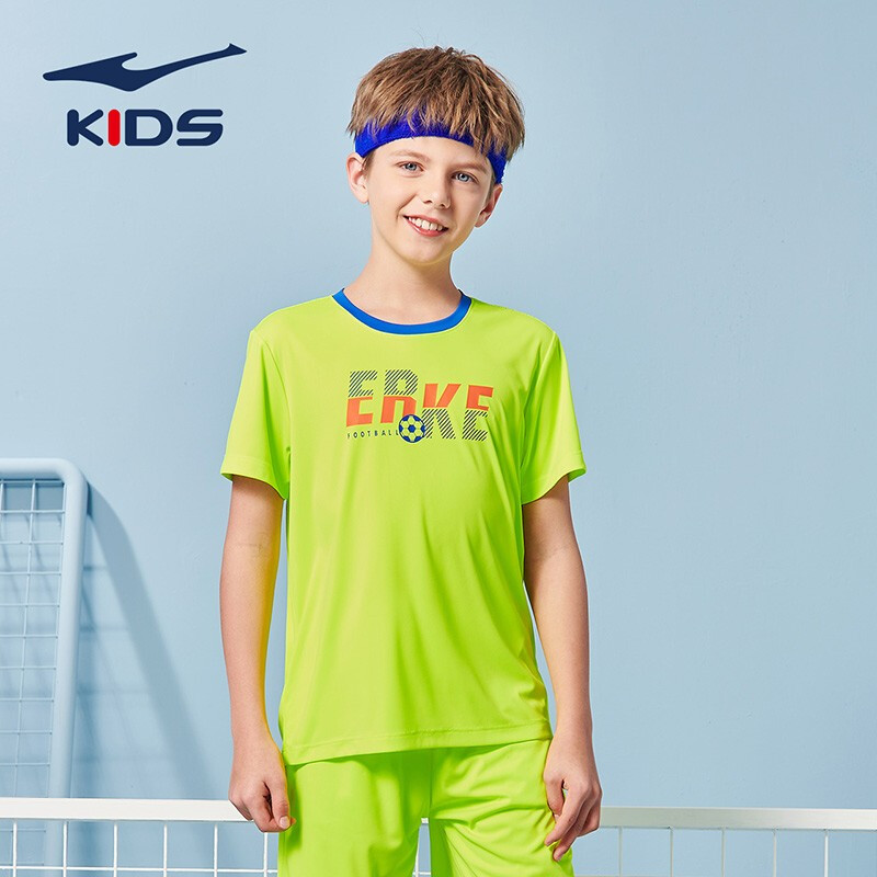 童装儿童运动套装中大童速干透气足球套装比赛服