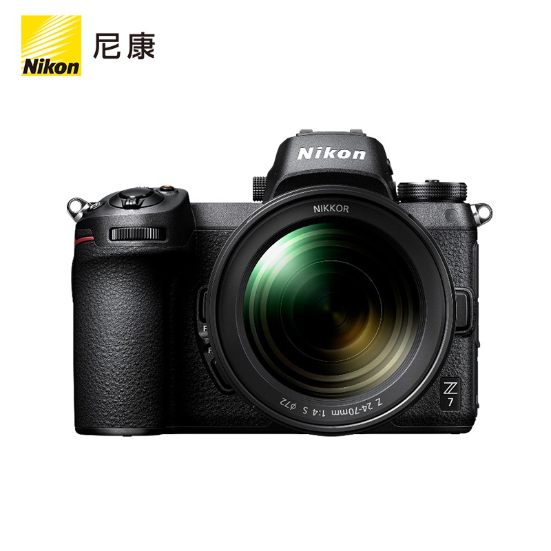 尼康（Nikon）Z 7 （Z7）全画幅微单 数码相机 微单套机 （24-70mm f/4 微单镜头）Vlog相机 视频拍摄