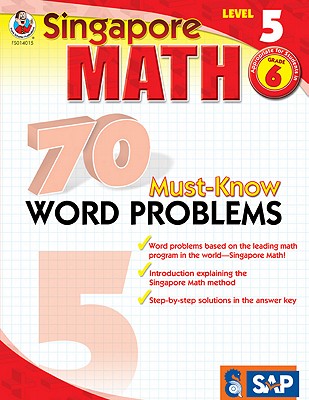 70 Must-Know Word Problems, Grade 6