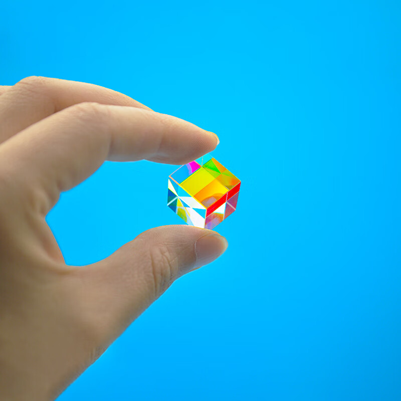 太阳捕手光的礼物 光立方体减压桌面摆件阳光扑手合色棱镜镜 光之立方