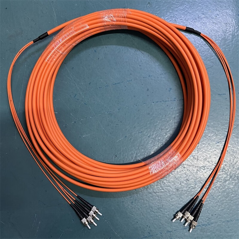 四芯多模尾缆4芯6/8/12芯双模lc-st-sc-fc分支缆束状光纤跳线尾钎