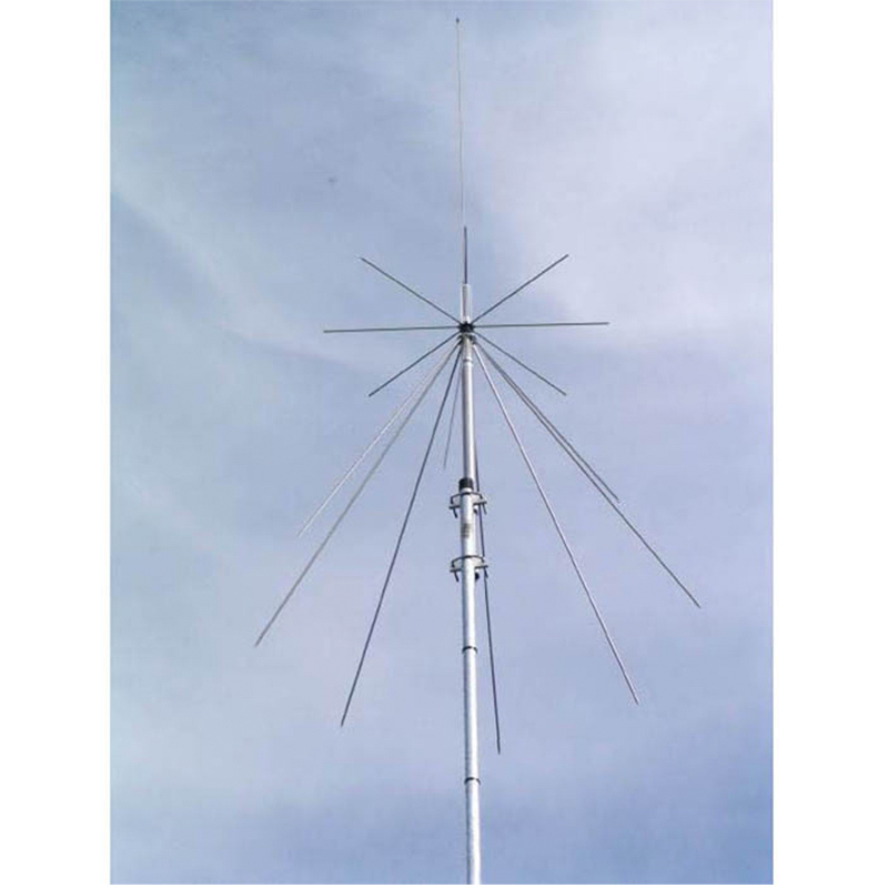定制老鹰天线 d130 vhf/uhf 盘锥基地天线 宽带天线 1.7m