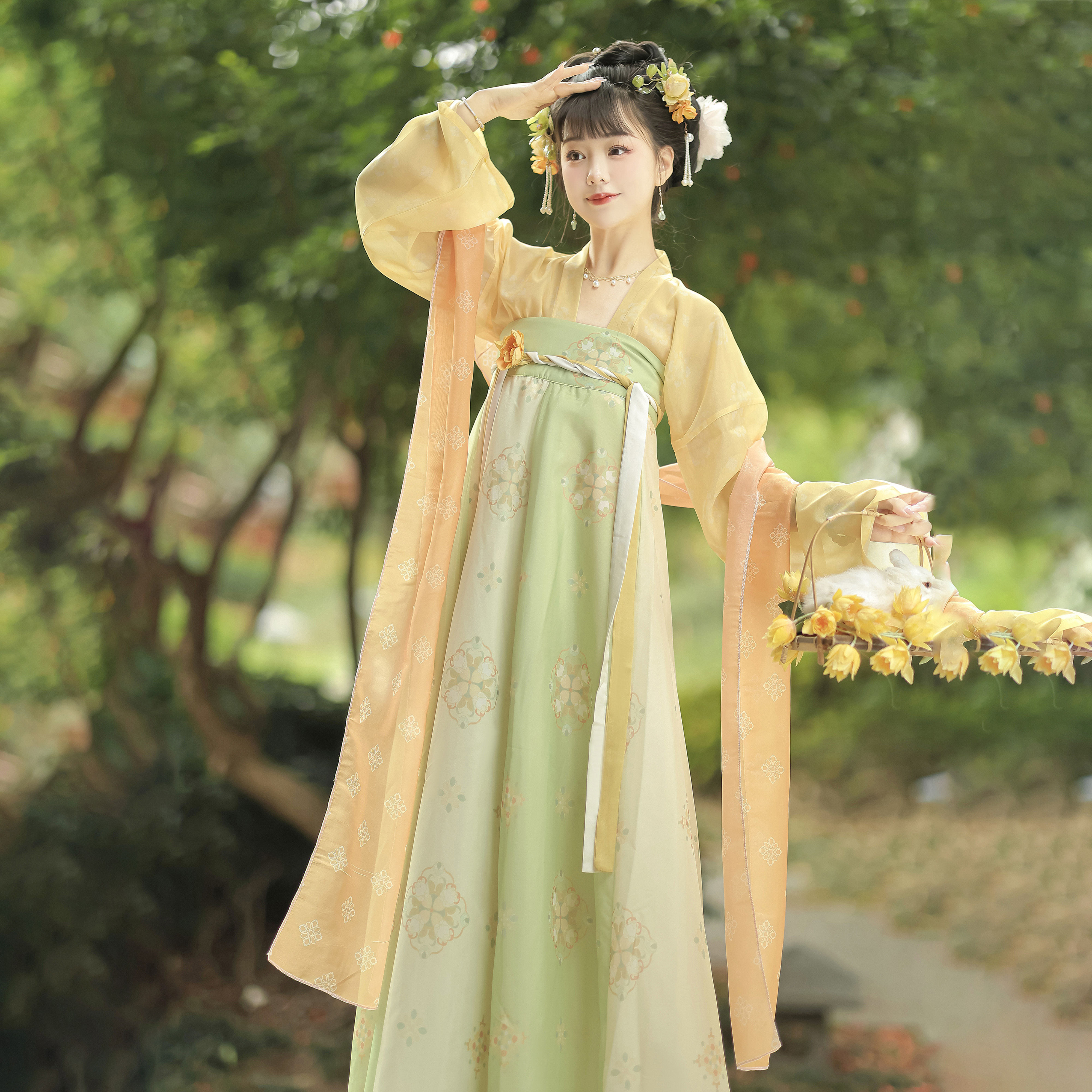 摩涉夏季古风少女仙气汉服大码可穿素衣华裳【芙蓉】唐制汉服女2024新