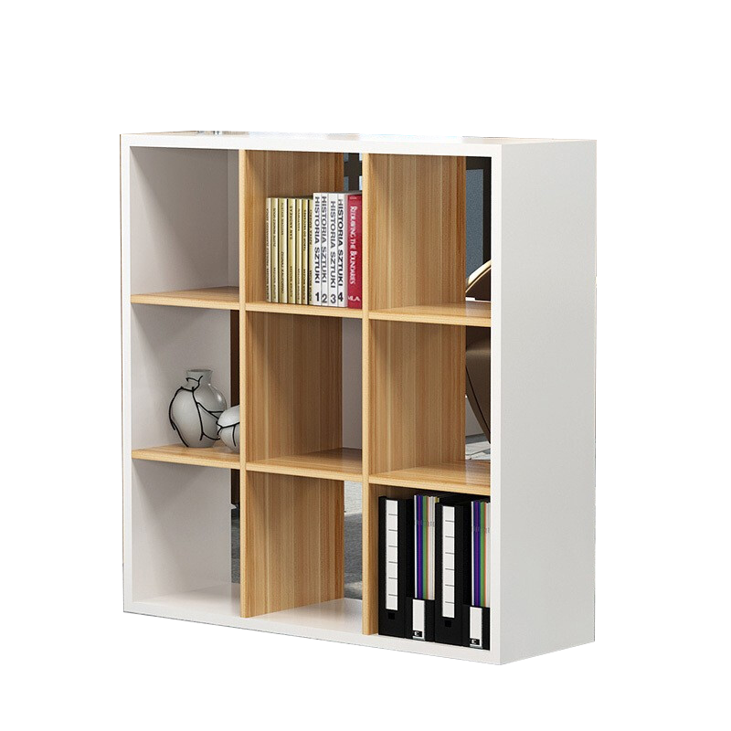 质辛上海办公家具文件柜木质资料书柜书架格子柜展示柜组合置物办公室隔断柜 9宫格(1200W*400D*1200H)